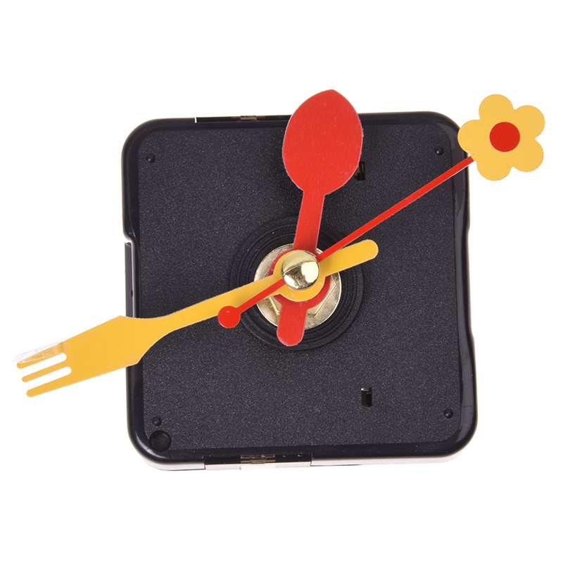Mouvement Horloge Quartz De Remplacement - Mécanisme Silencieux à Balayage, Pile 1,5V - Kit Réparation Horloge Murale, Aiguilles Incluses