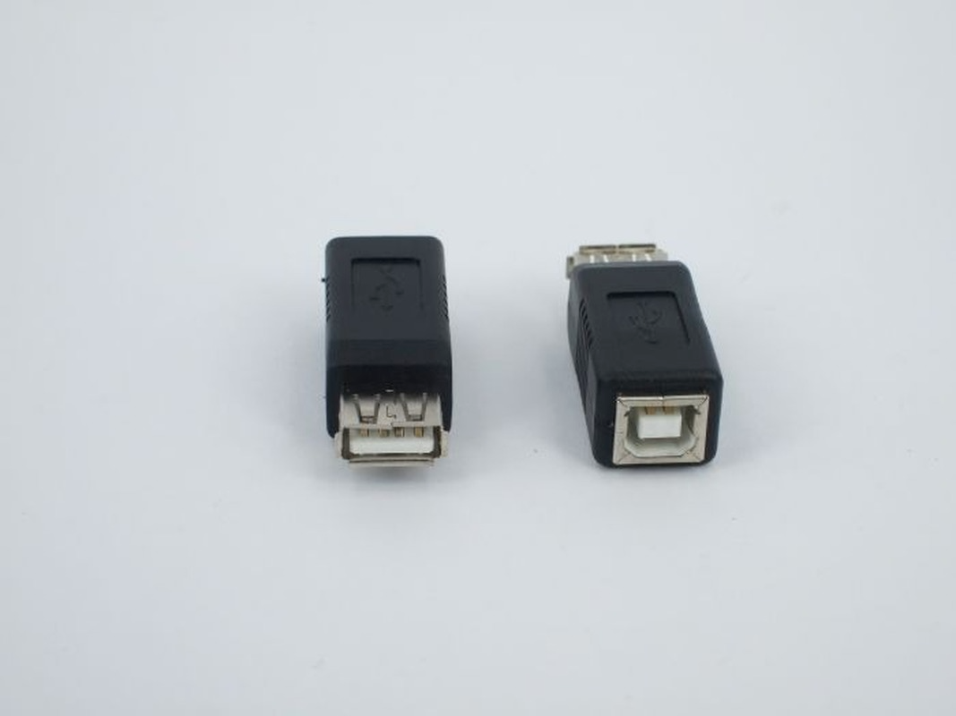 USB A Female To B Female Print Female Adapter AF/BF 2.0 Square Mouth Female Scanner Female Socket Adapter
