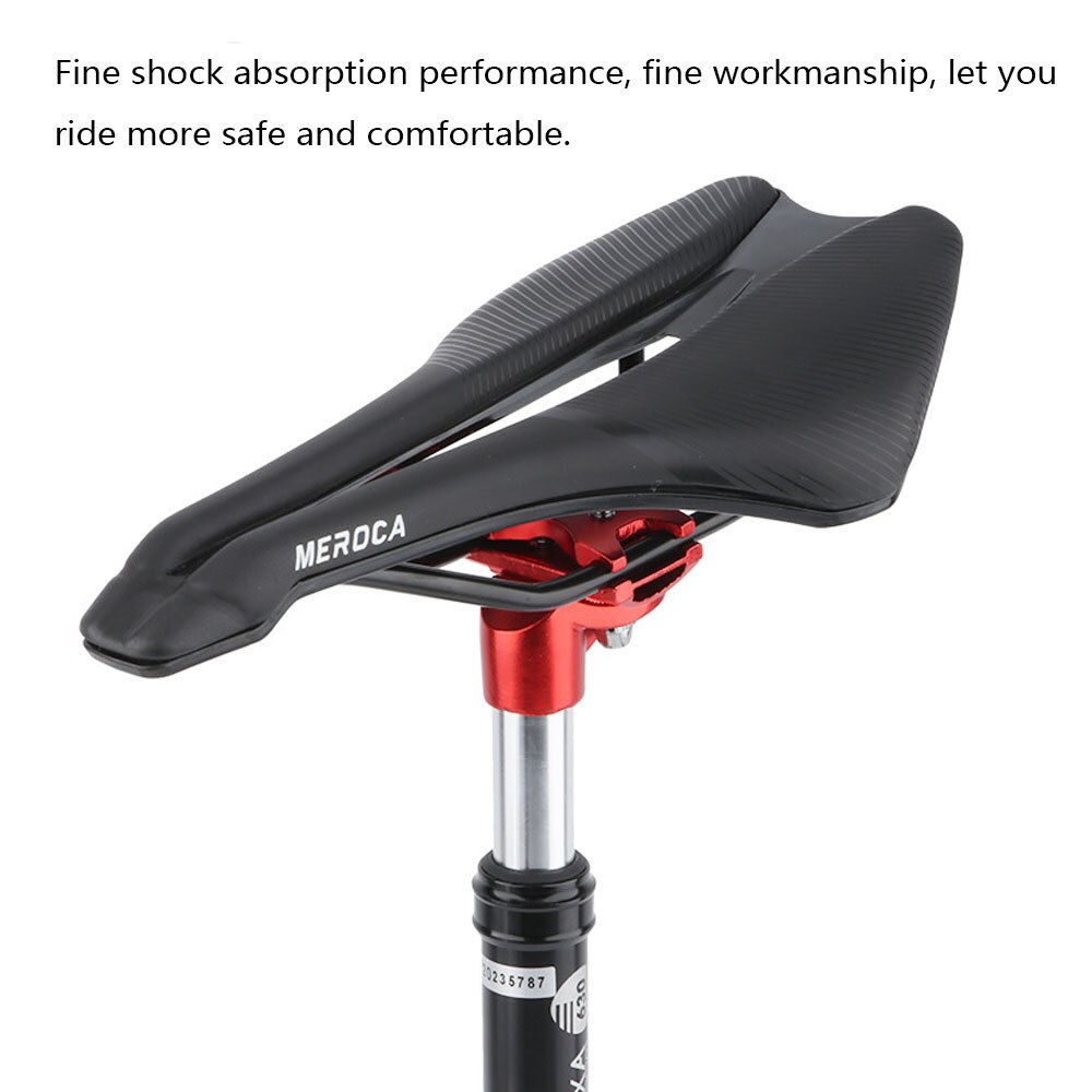 Tija de sillín de suspensión para bicicleta, tubo de amortiguación de presión de aceite, aleación de aluminio, 27,2/31,6 MM