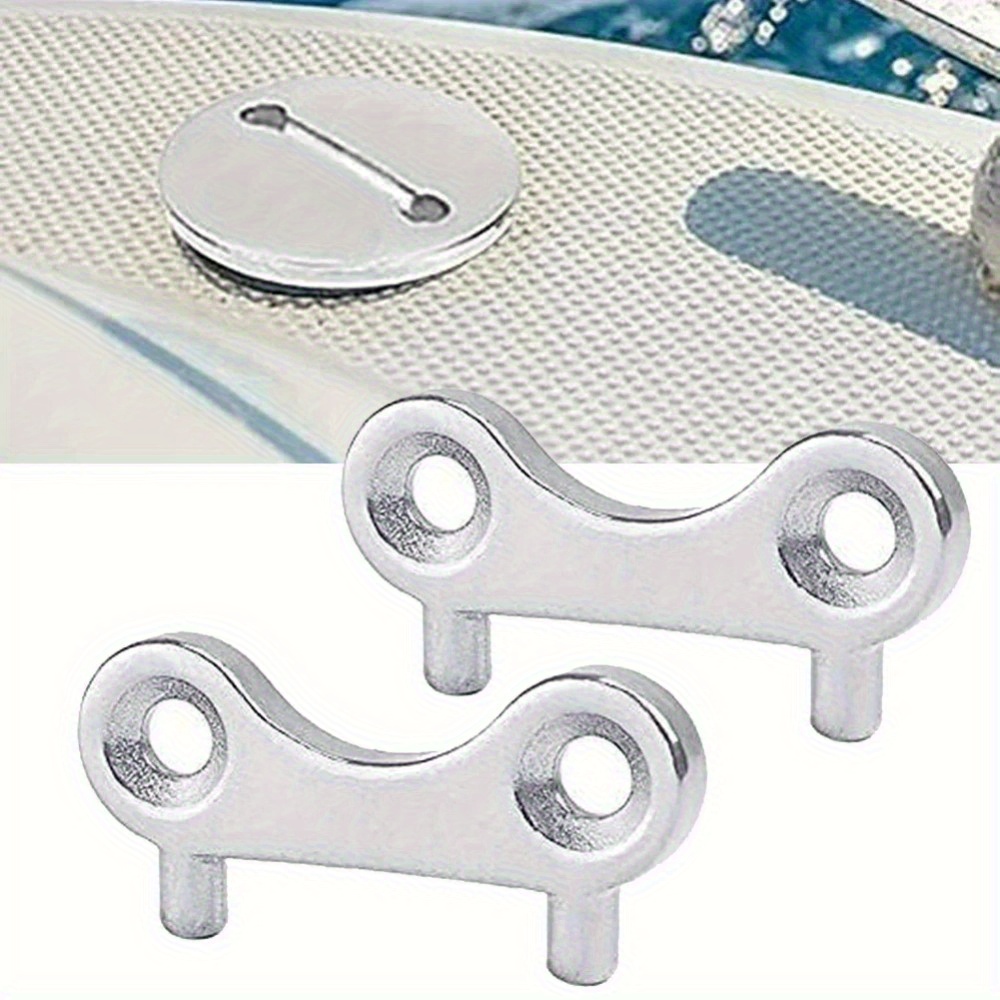 2Pcs Universal Boot Tankdeckel Schlüssel Wasser Tank Deck Füllstoff Ersatz Schlüssel Marine Hardware Boot Zubehör