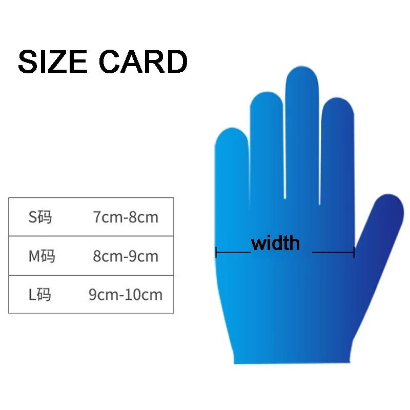 100 stuks wegwerphandschoenen isolerende handschoenen waterdicht pvc nitril synthese latex comfortabele handschoenen