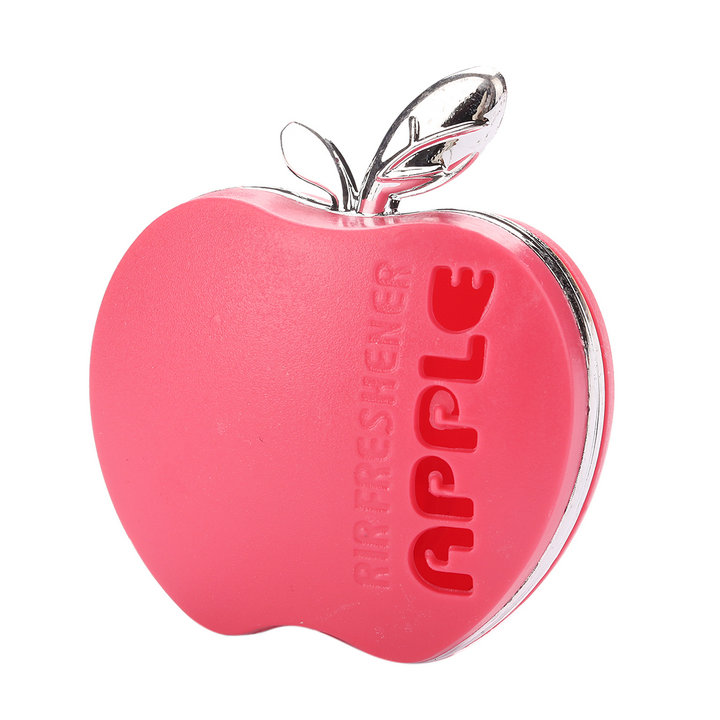 Apple Shape Mixed Fragrance Soild Perfume Luxury Air Conditioner Decoration Car Diffuseer Ambientador Flower Faint Scent: Pink