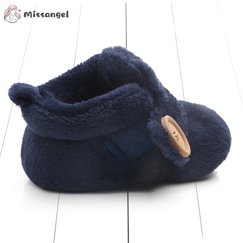 Baby Girls Boys Shoes Lovely Warm Toddler First Walkers Infant Shoes Soft Slippers Cute Shoes Winter Non-Slip Baby Warm Shoes