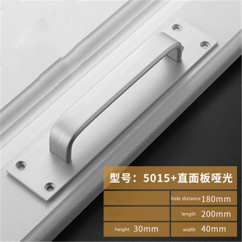 1pc Aluminum alloy sliding door handles Cupboard Cabinet drawer knobs pulls handles Furniture hardware and accessories: 5015-silver