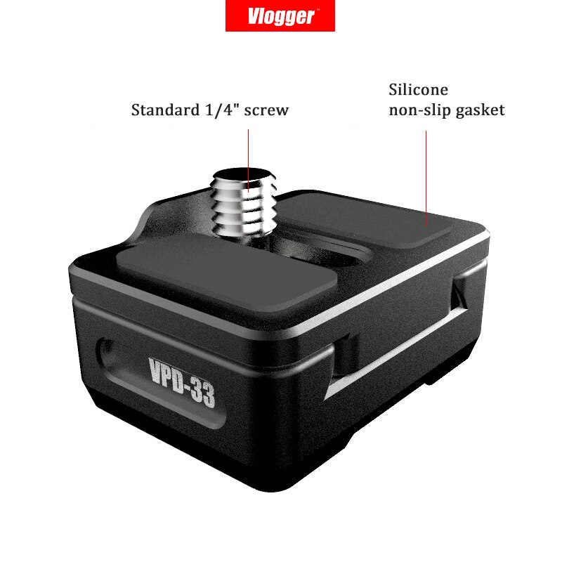 Vlogger Monitor Bracket Stand Quick Release Base Plate for Monitor Flash Light Stand Holder Tripod Mount Quick Release Clamp