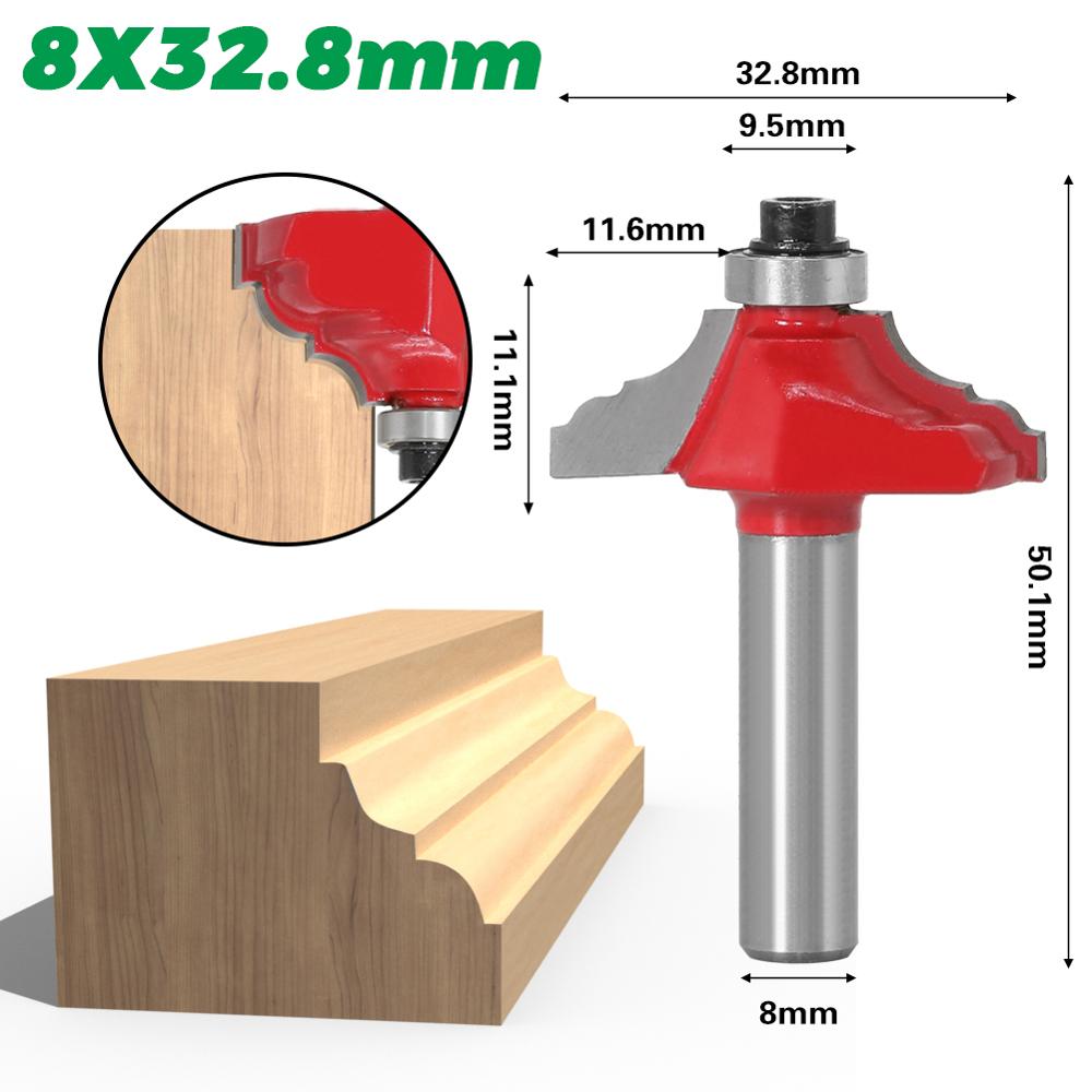 Ogief Filet Rand Vormen Router Bit-8 "Schacht Ogee Rand Vormen Router Bit-8 Mm Schacht Houtbewerking mes Lijn