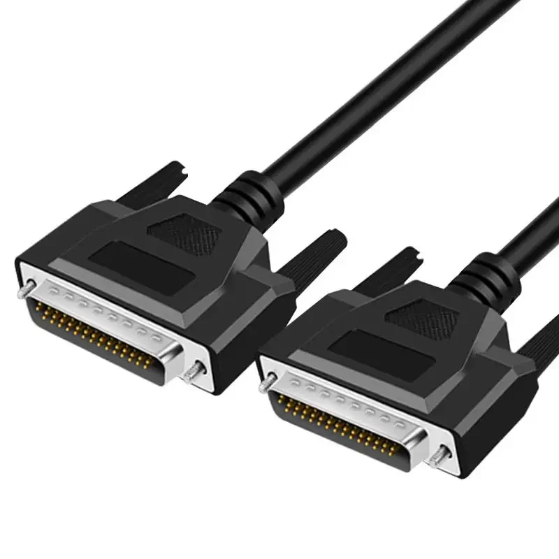 Câble d'extension DB44 en cuivre pur, 3 rangées de 44 broches, ligne de données mâle à mâle à femelle, fil de Signal de programmeur CNC de industrielle: vert militaire / 20-29 Pcs