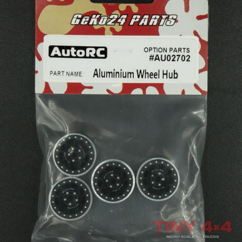 AutoRC Geko 1/24 GK-24 share part rc cars Alloy Beadlock GK-9P18B Wheels #AU02702