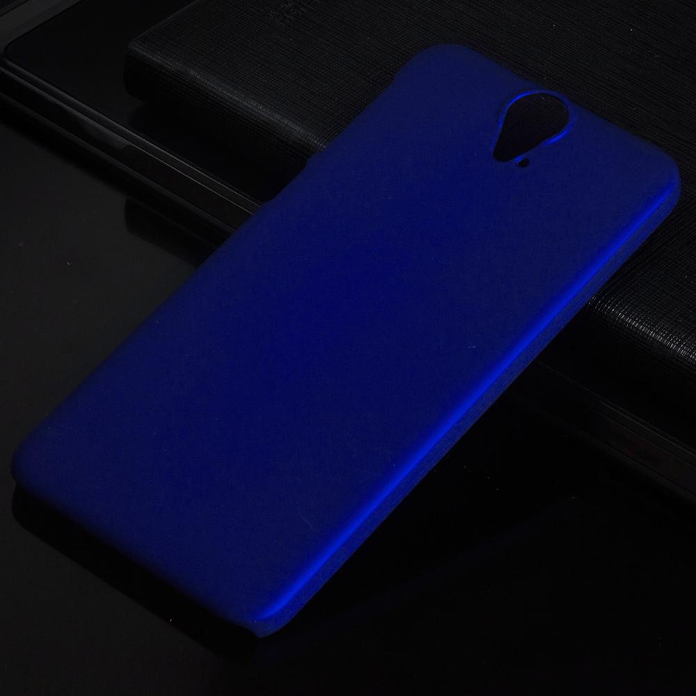 Matte Plastic Coque Cover 5.5For Htc One E9 Plus Case For Htc One E9 Plus Phone Back Coque Cover Case: blue