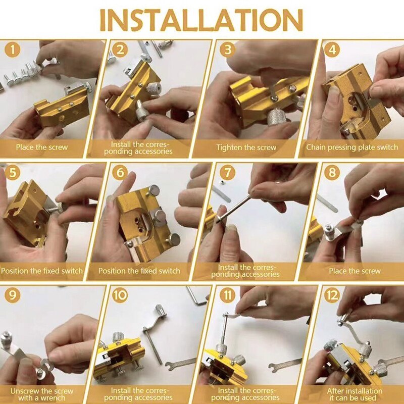 Motorsavsliber værktøj bærbare holdbare kæder slibe jig maskiner hurtig slibning motorsav tænder til træbearbejdning elværktøj