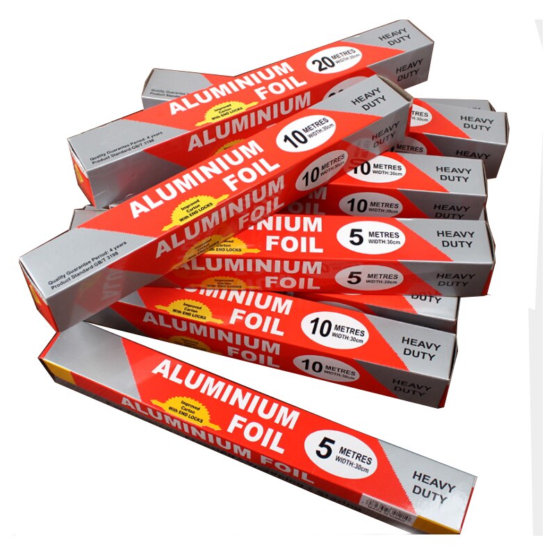 5M Tinfoil Bbq Speciale Aluminiumfolie Papier Voor Ovens Food Grade Verdikking Bakken Huishoudelijke Tinfoil Bbq Gereedschap