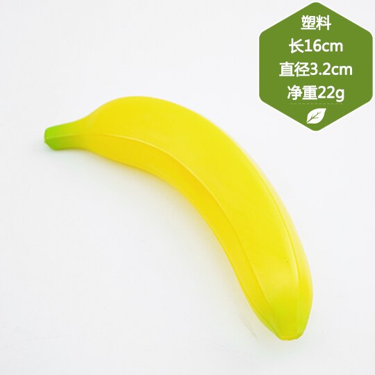 Festliche Partei Liefert Künstliche Dekorationen Obst Kunststoff Simulation Banana Modell Dekoration Requisiten: Milchig Weiß