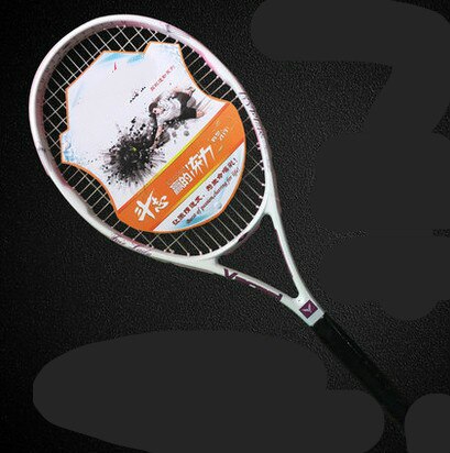 Carbon-net tennis beats studerende mandlige og kvindelige amatører singler tennis beaters et sæt gratis last: Hy05