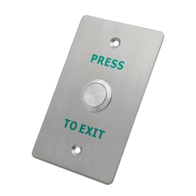 LPSECURITY IP68 waterproof outdoor gate opener door lock bolt stainless steel panel door exit button switch NO NC