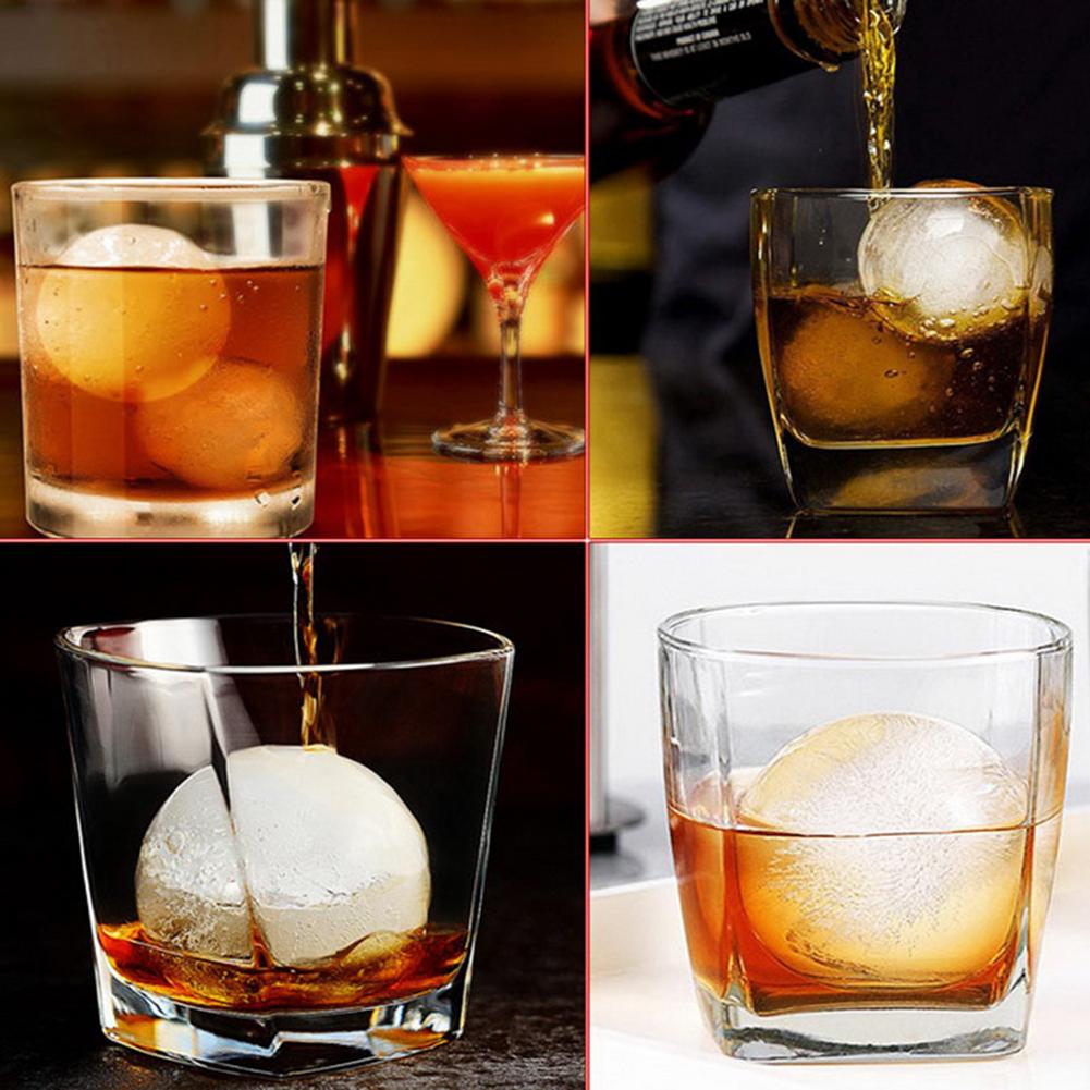 Whisky Cocktail Drinking Wine Tray Ice Ball Mold Sphere Ice Maker Molds