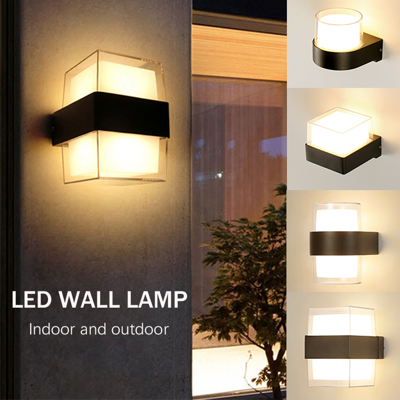 Led buitenwandlamp Waterdicht IP66 Bewegingssensor Led buitenverlichting Veranda Verlichting Balkon Tuinverlichting Buitenwandlamp