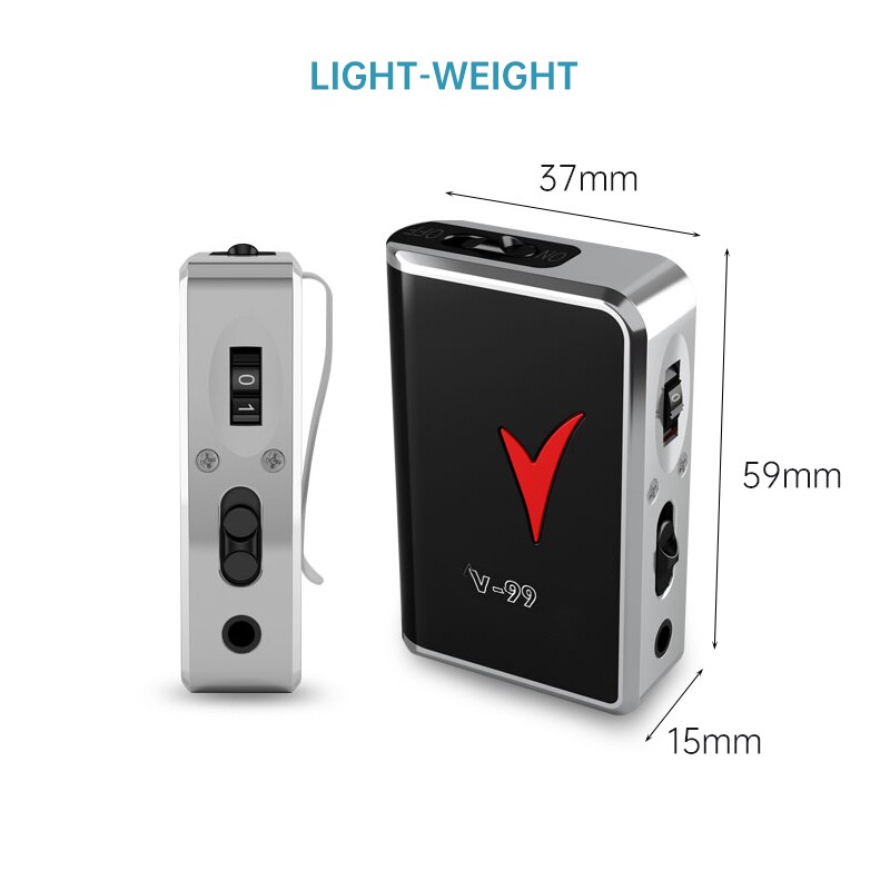 Hearing Aid V-99 Portable Hearing Amplifier Hearing Kit Behind The Ear Sound Amplifier Headphone Two Ear Plugs for The Elderly