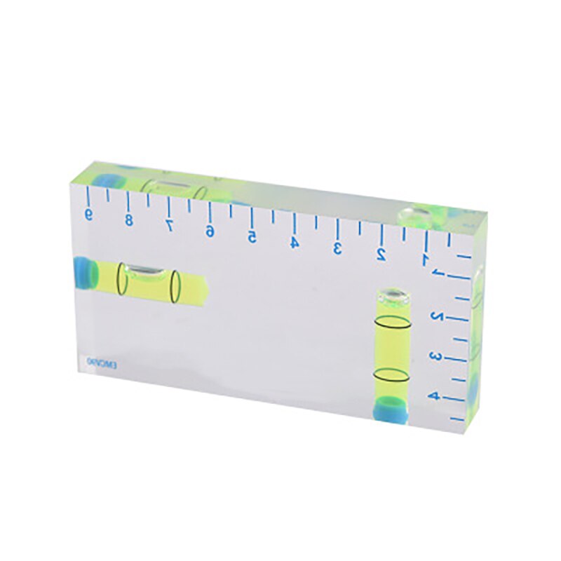 Niveau à Bulle Bidirectionnel Pour Réfrigérateur Camping-car - 45 X 60 Mm - Vérifie Horizontal Et Vertical