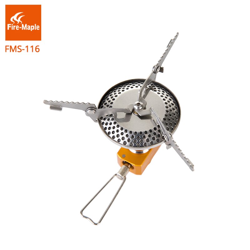 Fire Maple Outdoor Gas Stove One-Piece Stainless Big Burner Camping Equipment Folding Lightweight 2820W Outdoor Gear FMS-116