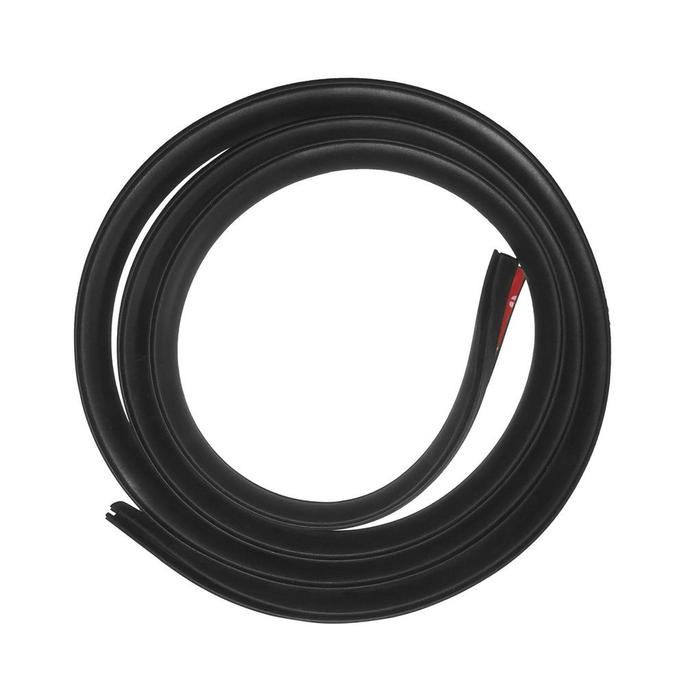 Automotive Weather Stripping 5.58 Feet Rubber Seal Strip Windshield Sealant H Shape Sealing Strip Automotive Door Sealing Strip: With adhesive