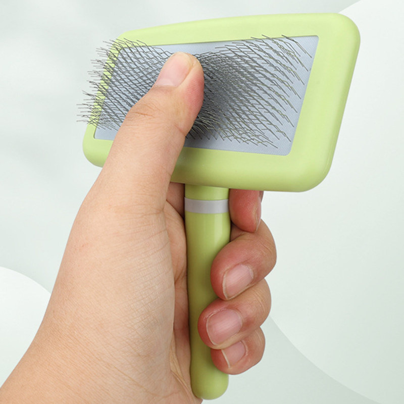 Hondenborstel Pet Hair Remover Massage Hondenkammen Pet Grooming Roestvrijstalen borstel voor honden Knoopopening Kattenkam Hondenaccessoires