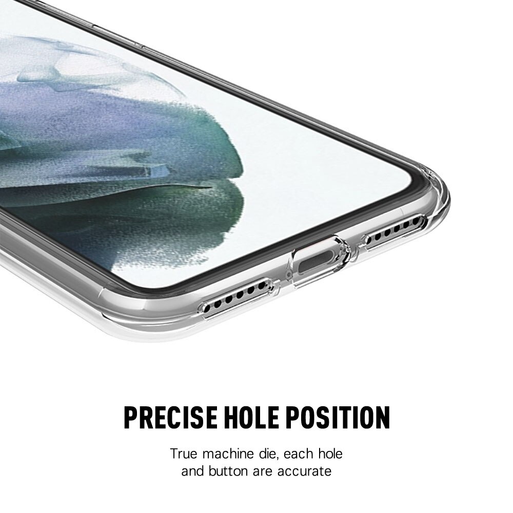 360 Cover Op Voor Samsung Galaxy S21 Fe 5G Case Soft Tpu Dubbelzijdig Transparant Coque Voor Samsung Samsun S 21fe S21fe 6.4Inch