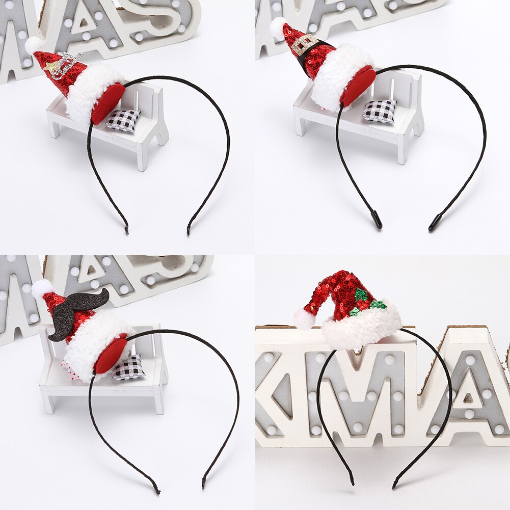 Sombrero de Navidad, Clip para el pelo con lentejuelas, accesorio para el pelo, accesorio decorativo para de cumpleaños, accesorios para el pelo de niños, , Festival