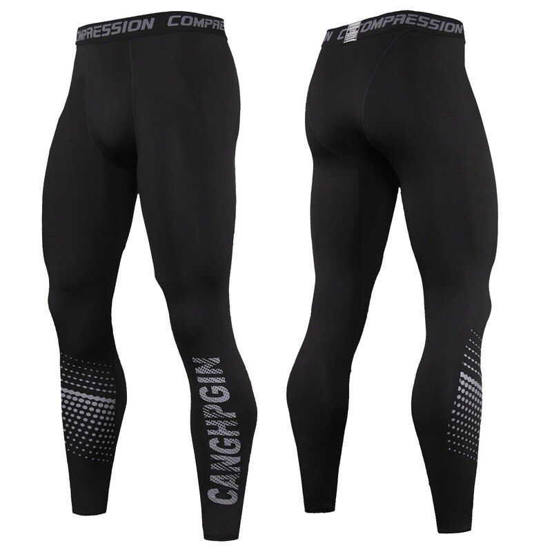 Compression Pants Men's Gym Tights Running Training Trousers Quick Dry Workout Sport Leggings