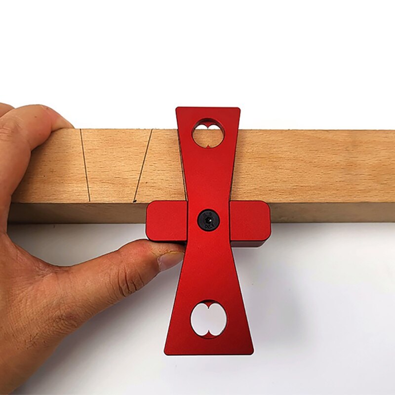 Lacquered Woodworking Measuring Tool Dovetail Drawing Scale Board Dovetail Marking Ruler Woodworking Dovetail Marking Tool