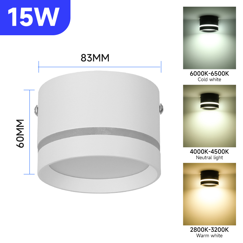 Led-spots Opvouwbare downlight Wandspot Led-lamp Focos Plafondlamp Opbouw Binnenverlichting voor woonkamer Keuken