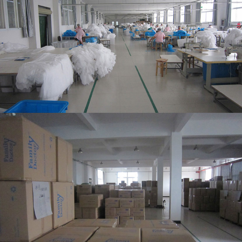 Wegwerp Beschermende Overall Veiligheid Bescherming non-woven stofdicht Kleding Cleanroom Kledingstuk Enkele-gebruik Hooded Pak Jas