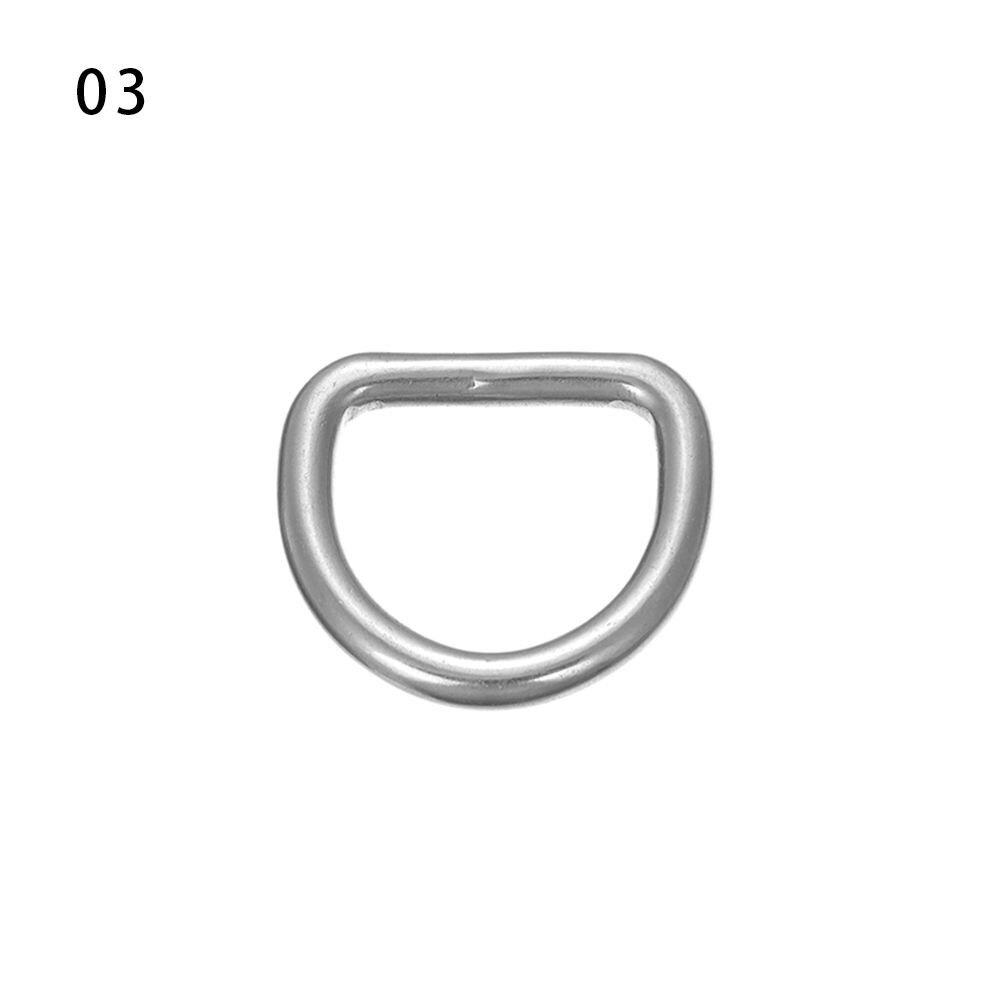 9 Styles Stainless Steel D-Ring Scuba/Diving Weight Belt Slide Keeper Webbing Harness Belt Retainer Stopper Diving Accessory: 3