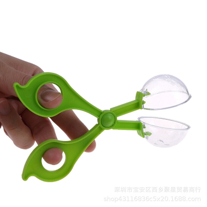 Pinzas de plástico para recoger insectos para niños, juguetes educativos, de acampada
