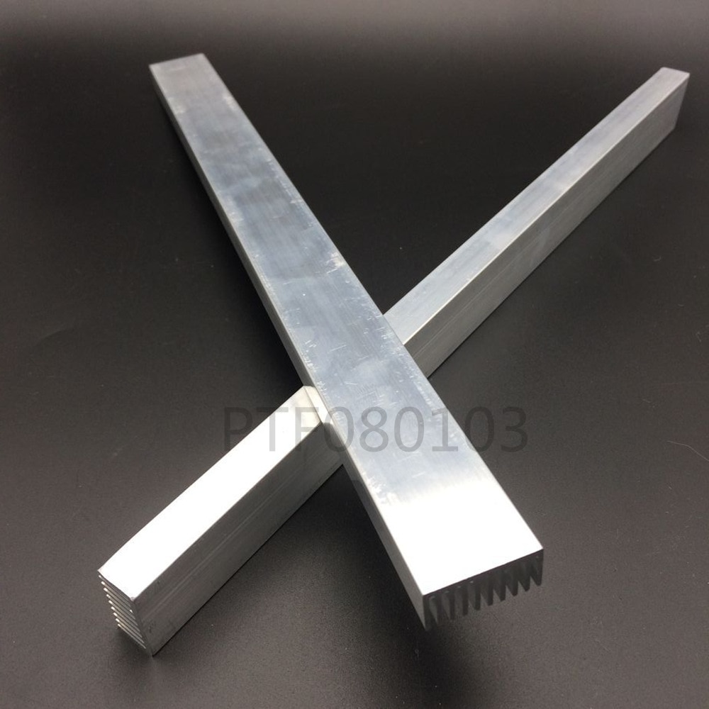 Høy effekt ledet aluminium kjøleribbe 300mm*25mm*12mm til 1w,3w,5w ledet emitterdioder