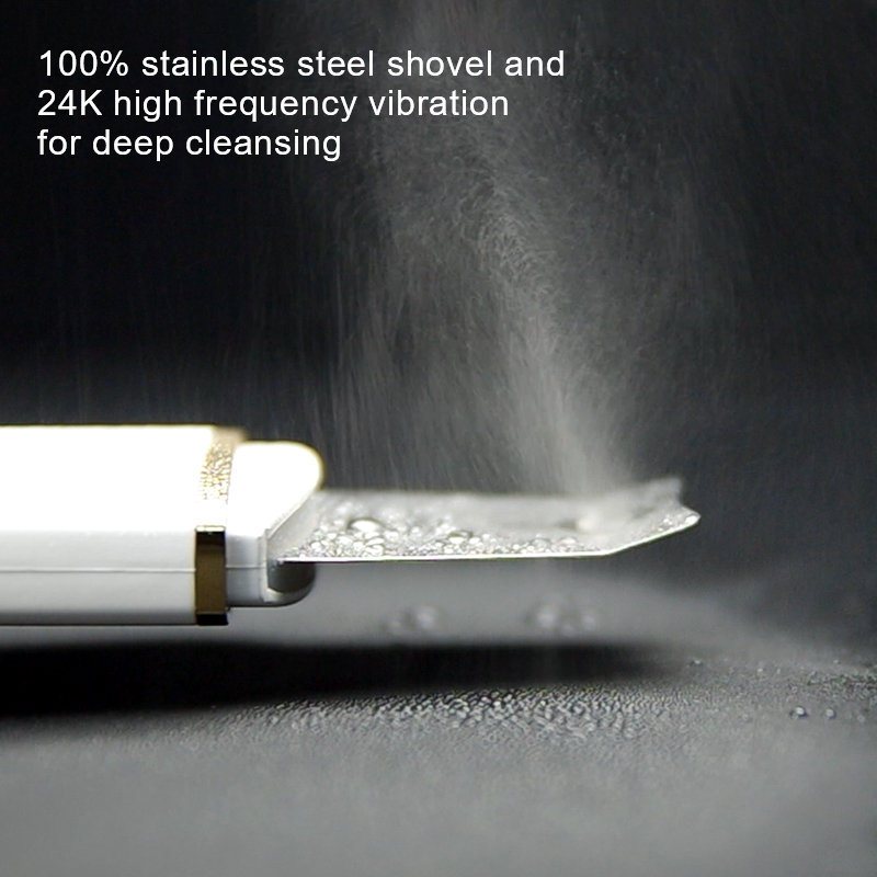 Xiaomi Ultrasonic Skin Scrubber Vibration Face Spatula Blackhead Remover Shovel Clean Cavitation Peeling Facial Lifting
