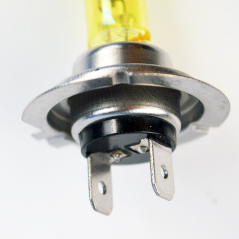 SINOVCLE 2 stks (1 paar) geel H7 Halogeenlamp 12 v 55 w 3000 k Quartz Glas Xenon Auto Koplamp Auto Lamp