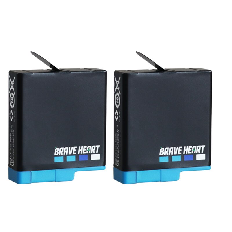 bateria hero 6 7 8 Hero5 Battery for GoPro Hero 5 hero6 Go Pro Hero 5 6 7 8 hero7 hero8 black Camera accessories: 2battery