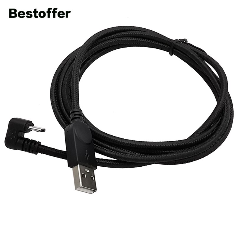 30CM/1.5M U-Shaped Elbow Micro 5-Pin Male to USB 2.0 A Male Data Charging Extension Cable