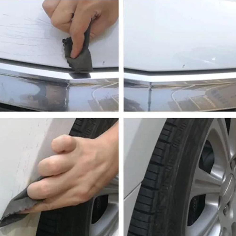Bil ridse viskelæder bil ridse remover polsk klud renser og fjerner rust pletter og pletter fra