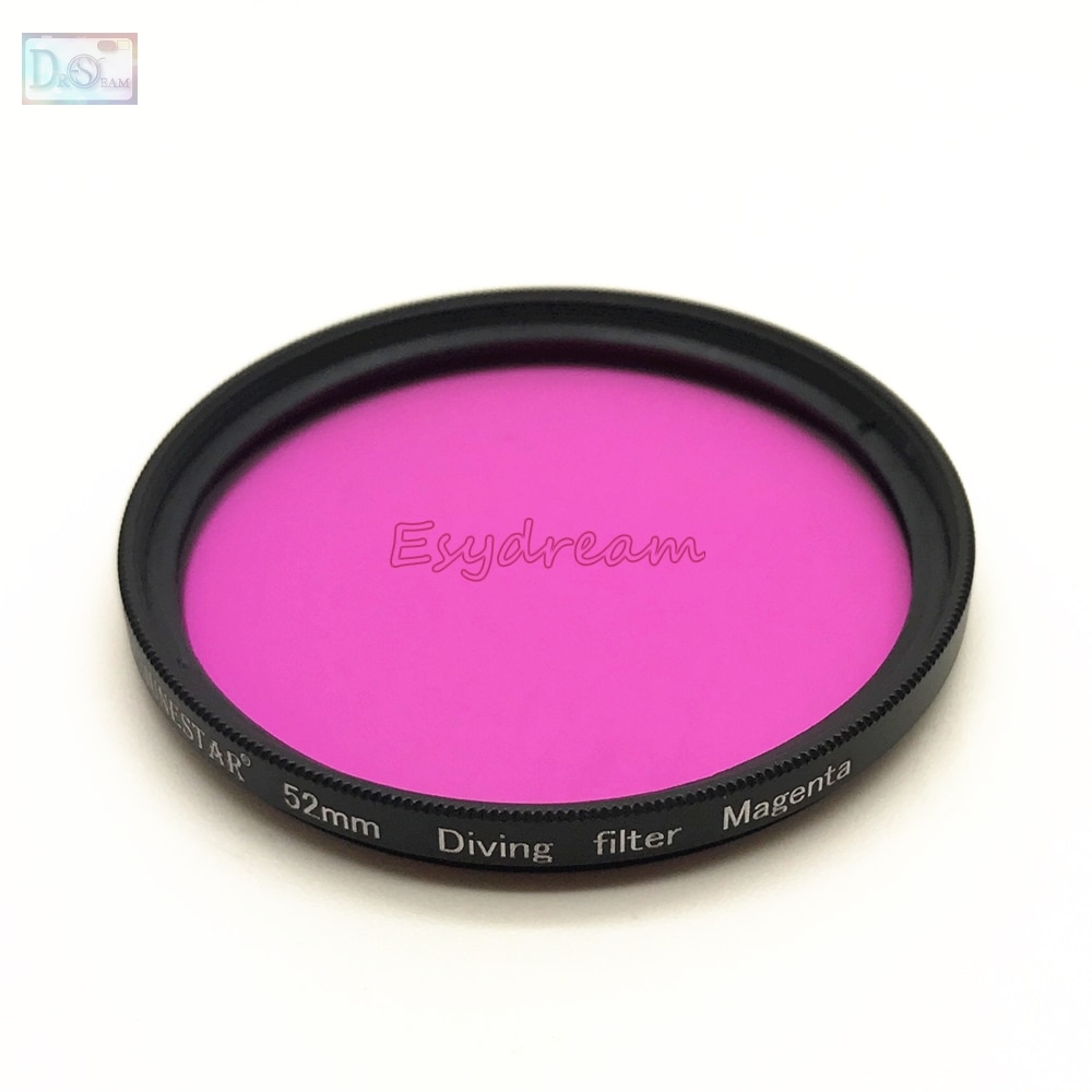 52mm 58mm 67mm Waterdichte Magenta Paars Filter voor Duiken Onderwater Camera Gopro Xiaomi Yi Sjcam Kleur Conversie 67 58 52mm
