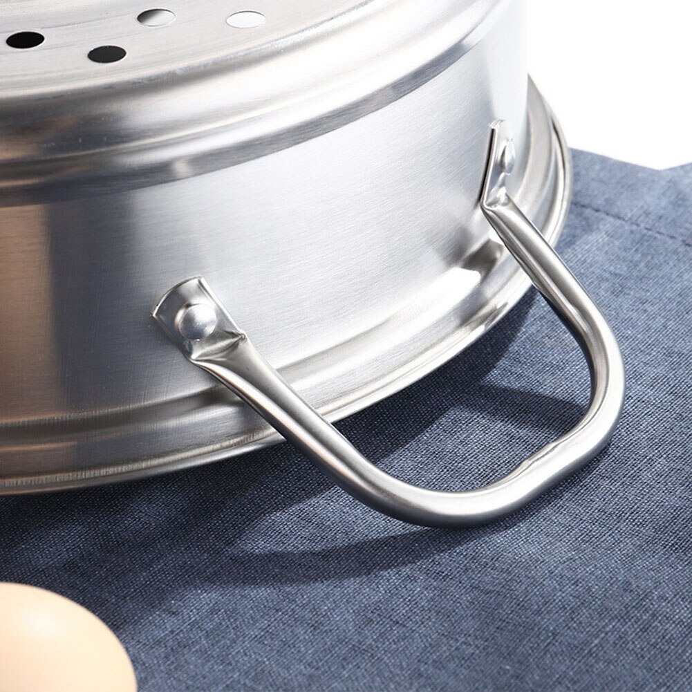 Olla de vapor de acero inoxidable 2 en 1 con tapa Visible, olla de sopa de doble capa, hervir al vapor, utensilios de cocina de doble uso