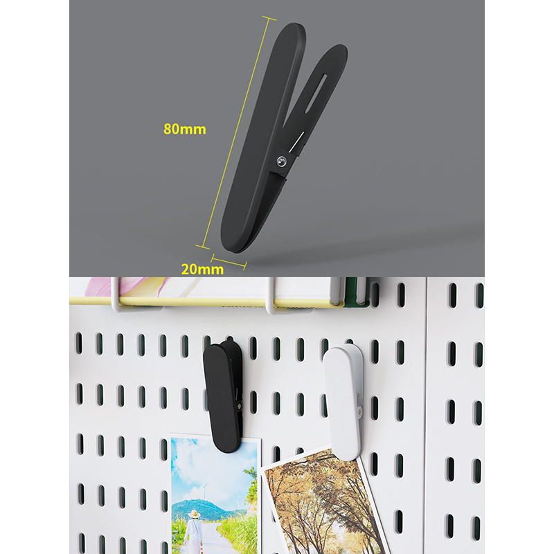 Desktop opslag pegboard voor kantoor en thuisgebruik, uitgerust met verschillende accessoires, vrij te combineren voor decoratie.: Licht Paars