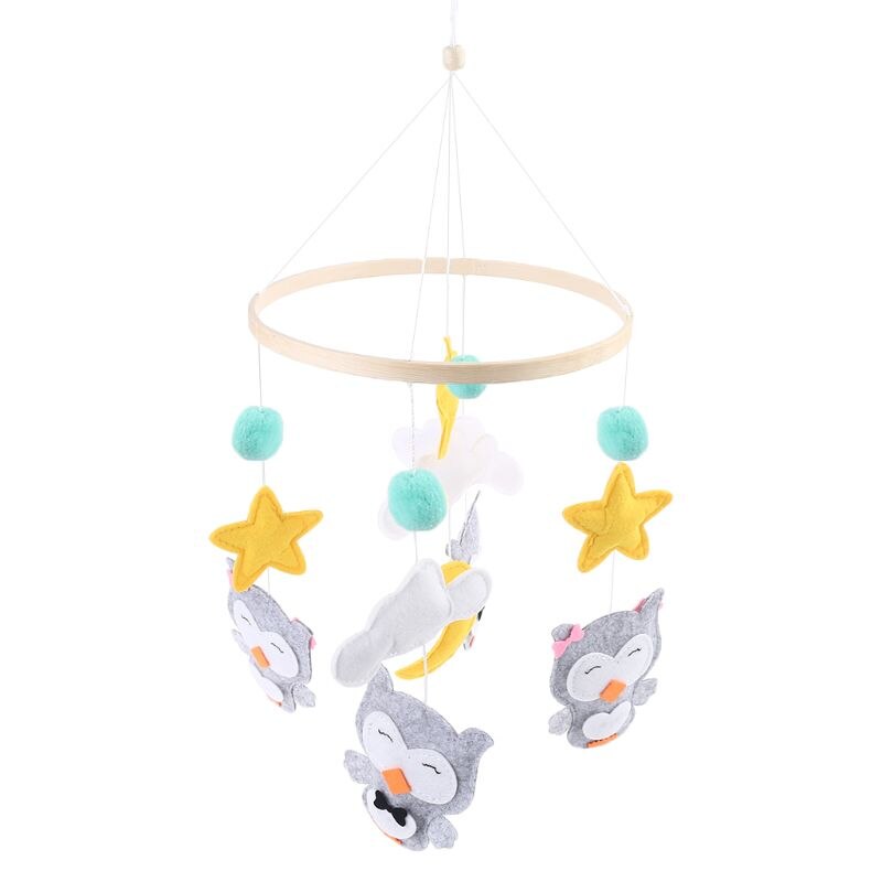 Baby Toddler Rattles Mobile Toys Crib Toy Bed Hanging for Baby Newborn Kids Crib Bed Bell Carousel Cots Handmade Room Decoration: GN