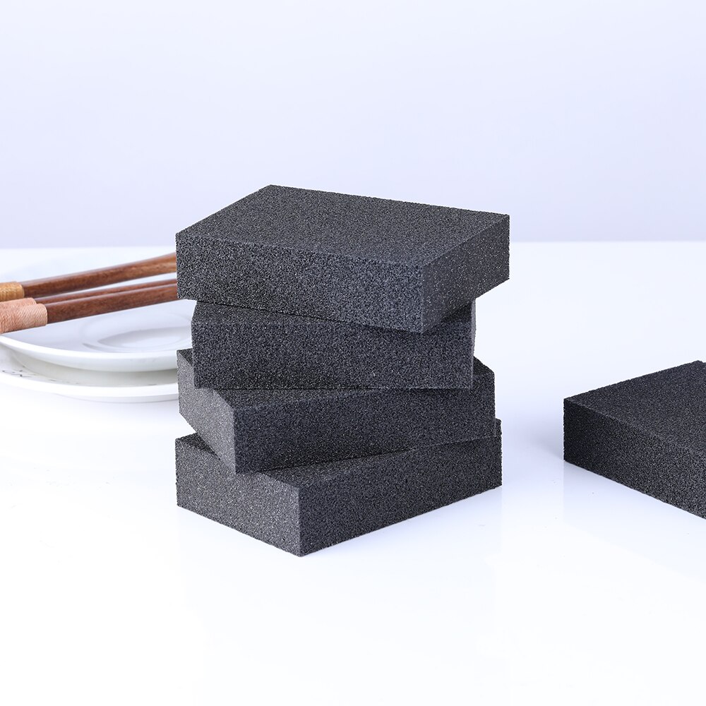 1/4pcs Alumina Diamond Grit+ Sponge High Density Emery Magic Sponge For Cleaning Homeware Kitchen Sponge Removing Rust Rub