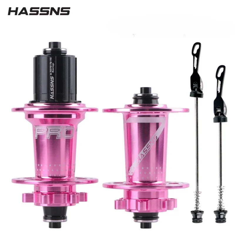 Hassns pro7 32h cubo traseiro de liberação rápida 32 furos freehub mtb quatro palin 7-12 velocidades cubo barulhento bicicleta seis pawl três dentes hubs: Cinza escuro