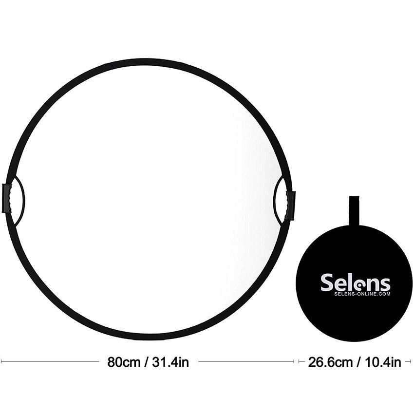 Selens 80CM 5 in 1 Reflektor Fotografie Tragbare Licht Reflektor mit Carring Fall für fotografie foto studio zubehör