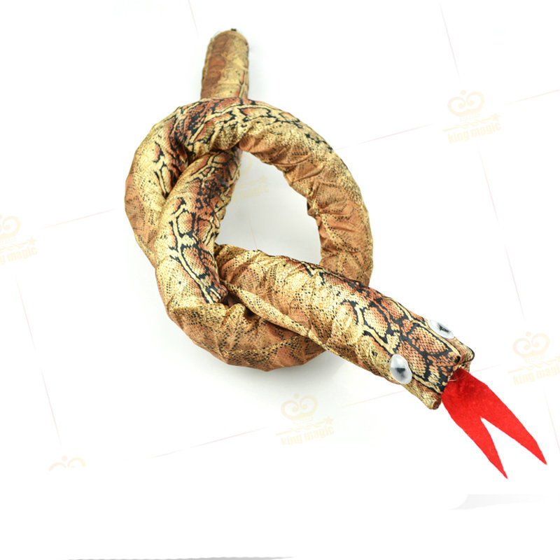 1pcs Snake Cane Stage close up magic tricks for magician stick to snake tricks