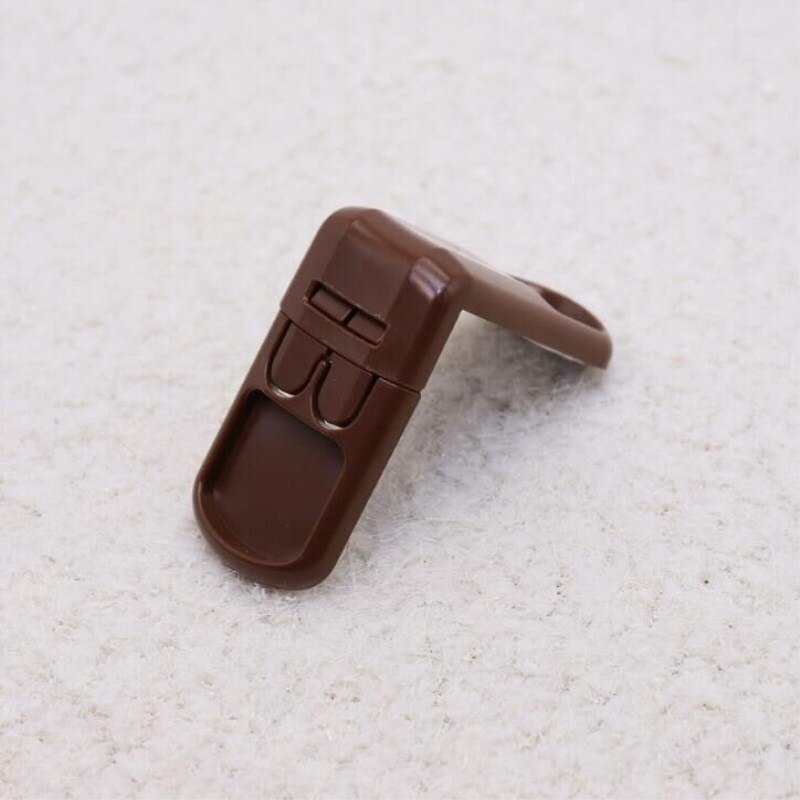 4Pcs Baby Child Safety Lock Door Buckle Drawer Cabinets Anti Pinch Hand Protect: brown