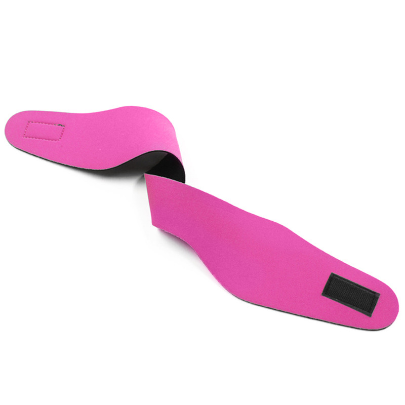 Natação orelha faixa de cabelo para homens adultos crianças neoprene faixa de ouvido natação protetor de água engrenagem cabeça banda: Rose Red
