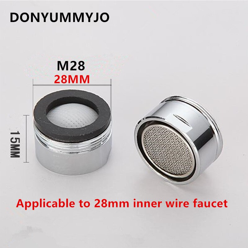 1pc Kitchen Basin Faucet Aerator 18 20 22 24 28mm Outside Thread Crew Bubbler Water Saving Purifier Aerator Kitchen Accessories: 28